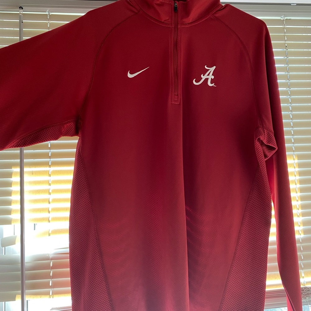 Nike Crimson Quarter-Zip Pullover